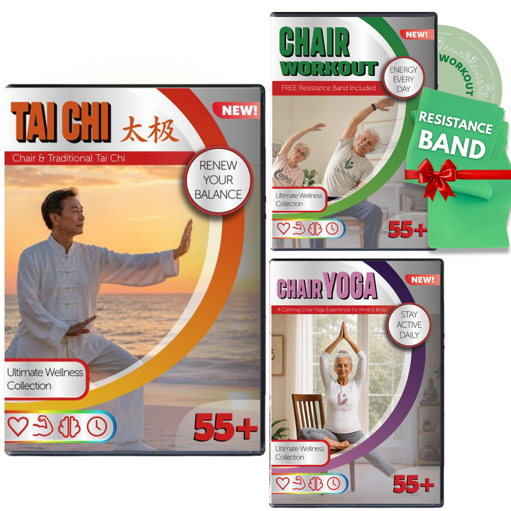 Chair Exercise for Seniors Ultimate 3 DVD Collection